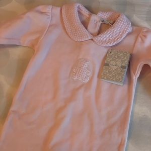 NWT Kissy Kissy bear cub playsuit footie in pink